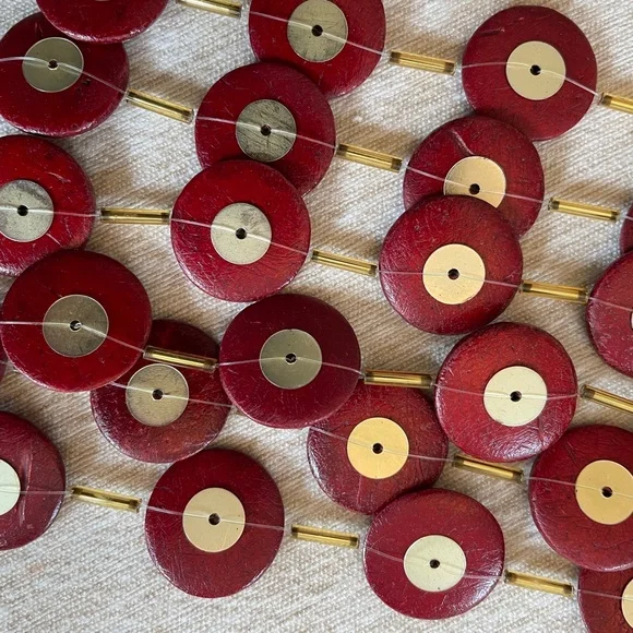 SYLCA Unique Multi-Strand Statement Necklace - Picture 2 of 10